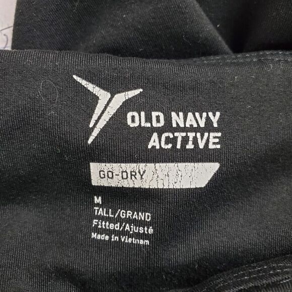 Old Navy Active Leggings Black Pink Size Medium - Picture 3 of 6